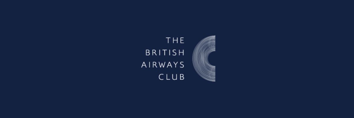 The British Airways Club logo on blue background, linking to ba.com.