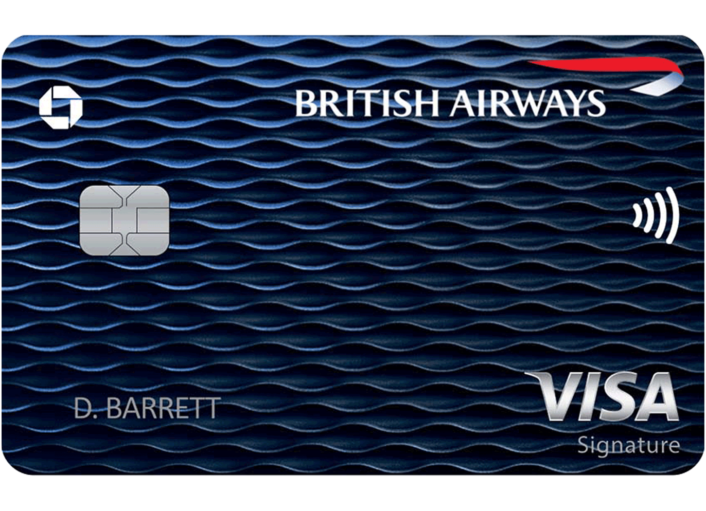 A British Airways and Chase Visa Signature Credit Card.