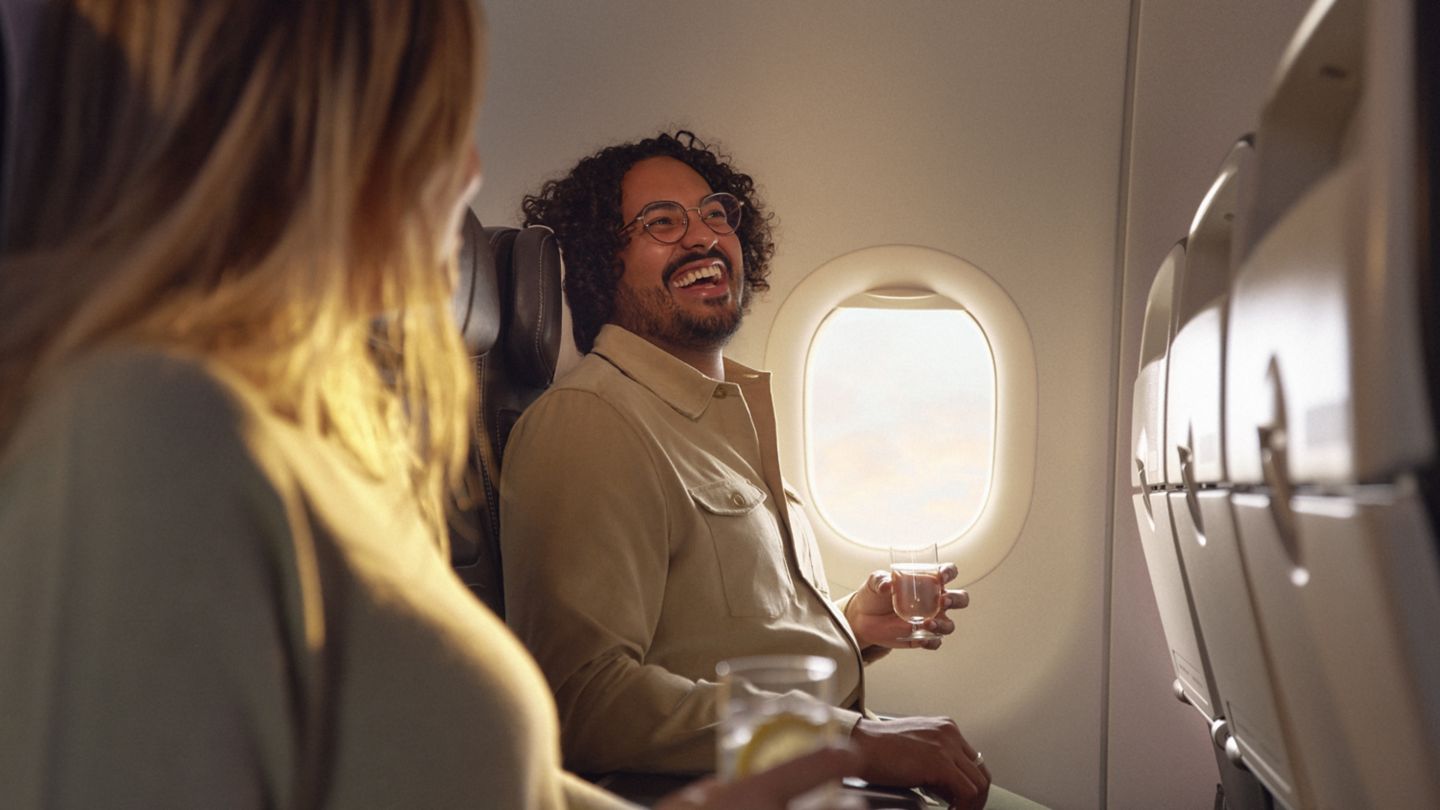 sachin and babi light blue dress Guide to British Airways Business Class seats - Club Europe, Club World and  Club Suites main image 1