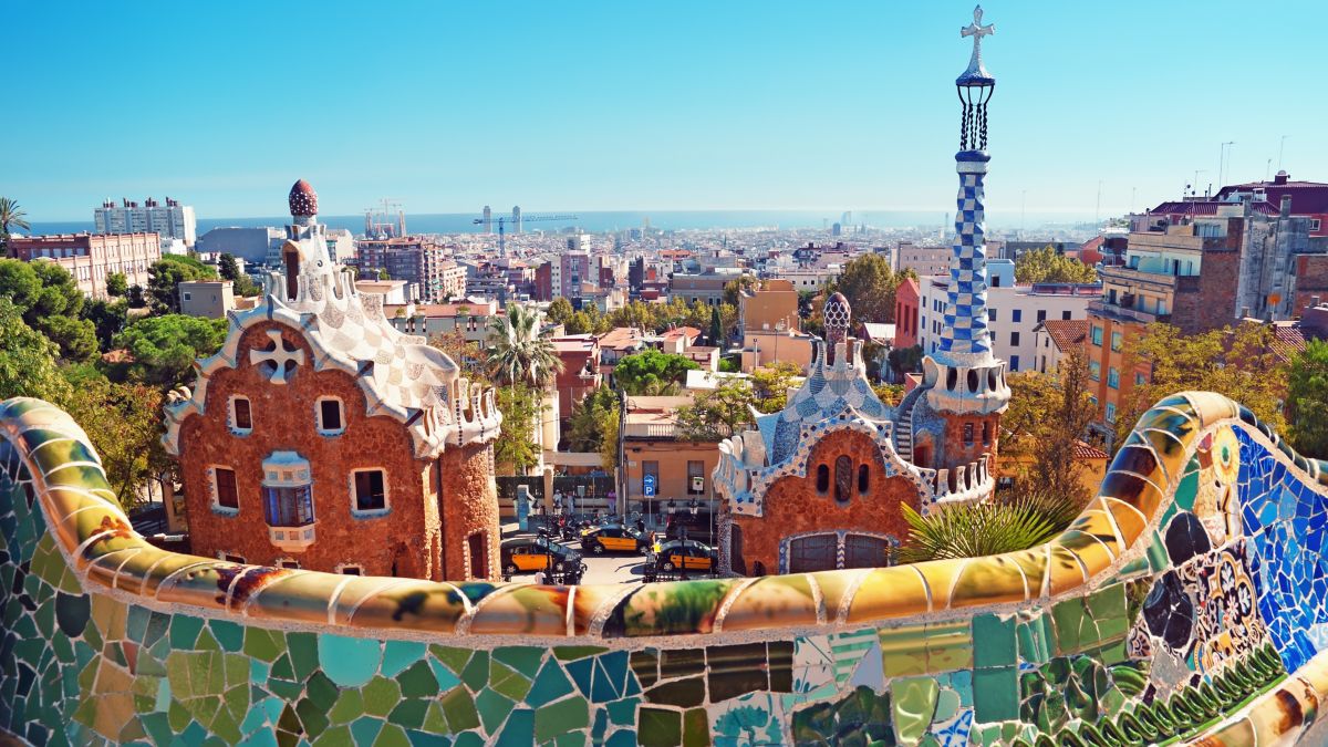 Park Guell in Barcelona.