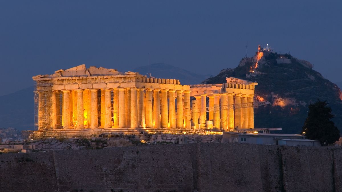 Parthenon at Twilight.